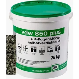 GftK VDW 850 Plus Fugenmörtel Basalt 25 kg