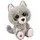 NICI Glubschis Wolf Wynne 15 cm Grau