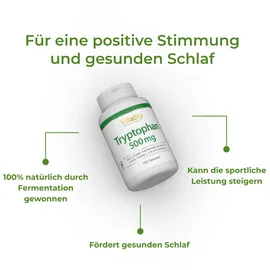 vitality nutritonals Tryptophan Hochdosiert Kapseln 120 St.