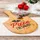 Excellent Houseware Pizzaschneidebrett Holz 1 53,5 x 30,5 cm Braun
