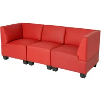 MCW Modular 3-Sitzer Sofa rot,