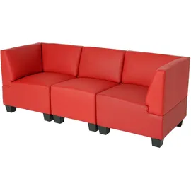 MCW Modular 3-Sitzer Sofa rot,