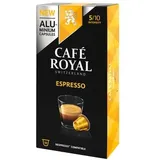 CAFE ROYAL Kaffeekapsel Alu Espresso geeignet für Nespressom. ESPRESSO