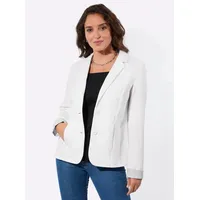 Witt Weiden Jersey-Blazer in weiß | Gr.: 42