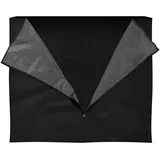ML-Design Kaminholzregal Abdeckung Kunststoff 185 x 125 cm Schwarz