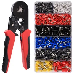 DAYTOOLS Crimpzangen Set mit 1200 Aderendhülsen