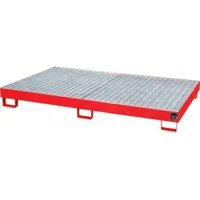 Bauer Südlohn Regalwanne RW-GR 2200-1, lackiert, Feuerrot