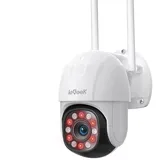 ieGeek Überwachungskamera 1080P PTZ Outdoor WLAN IP Kamera überwachung Aussen (WiFi Dome Camera mit Farbiger Nachsicht, Zwei-Wege-Audio, 24/7 Aufzeichnungen) weiß