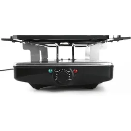 EasyMaxx Raclette Grill 1400W 8 Personen Schwarz/Grau
