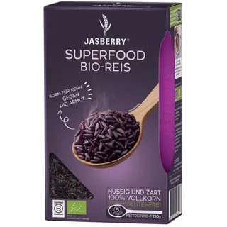 Bio Vollkorn Reis Jasberry Superfood 250g - Variante Pure