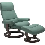 Stressless Stressless® Fußhocker »View«, mit Classic Base,Gestell Wenge, grün