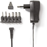 Nedis Universal-Netzteil - 7.2 W - 3-12 V DC 1.80 m - 1.0 A A - 6 Plug(s) - Schwarz