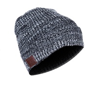 Digger Strick Beanie: Stilvolle Kopfbedeckung mit Bluetooth Kopfhörer für Wärme und Stil in jeder Jahreszeit! - Grey
