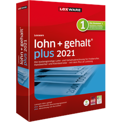 Lexware Lohn + Gehalt Plus 2021, 365 Tage Laufzeit, Download