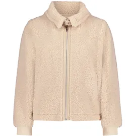 Cartoon Plüschjacke mit Eingrifftaschen in Ivory cream), | Gr.: 38