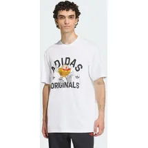 adidas GFX T Print Weiß S