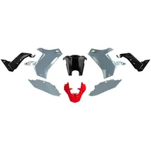 Rtech Plastikset T7 Revolution für Yamaha Tenere 700 19-24 Grau/Schwarz/Rot