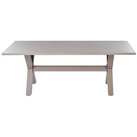 Beliani Gartenset 7-tlg. Beige/Grau