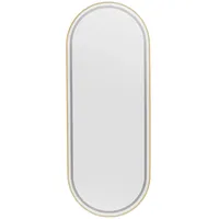 Physa Friseurspiegel mit LED-Beleuchtung extradünn oval Spiegel mit LED-Beleuchtung