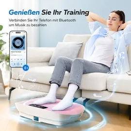 Merach Vibrationsplatte Rosa