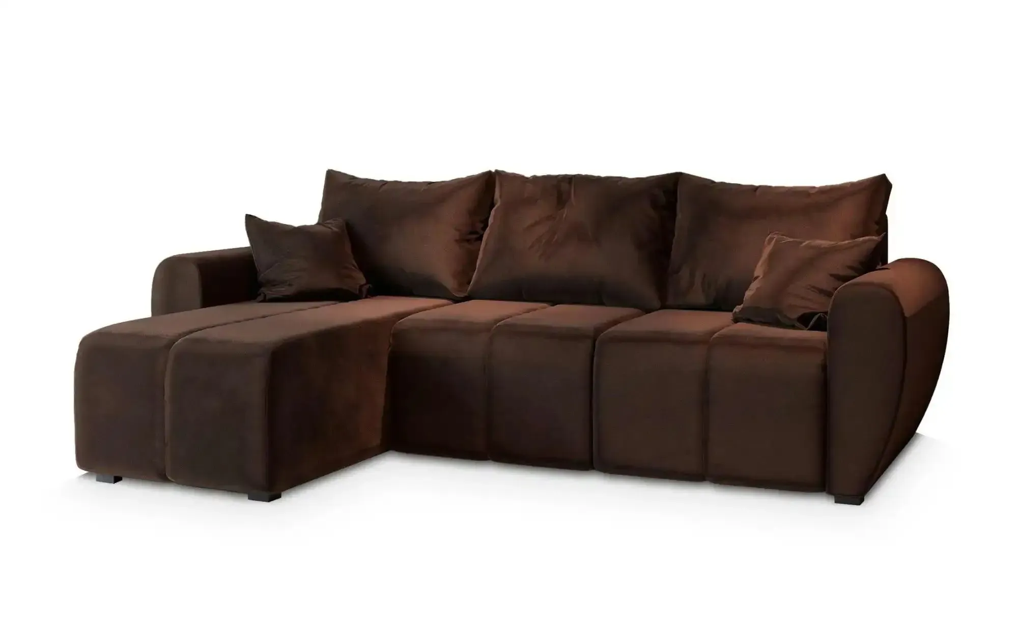 MASSENO Ecksofa  Madison , braun , Maße (cm): B: 246 H: 82