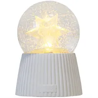 Sirius Schneekugel 14,5 cm weiß