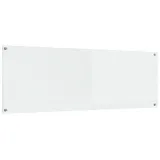 vidaXL Küchenrückwand Transparent 120x40x0,6 cm Hartglas