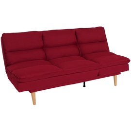 Mendler Schlafsofa HWC-M79, G√§stebett Schlafcouch Couch Sofa, Schlaffunktion Liegefl√§che 180x110cm ~ Stoff/Textil dunkelgrau