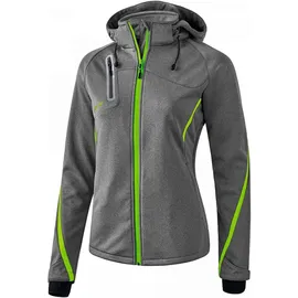 Erima Softshell Fonction Jacke Grey Marl / Green Gecko 36