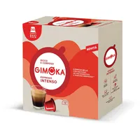 Gimoka Kaffeekapseln Espresso Intenso, Intensität 12/13-50 Kapsel aus Plastik - Kompatibel mit Nespresso* Haushalts-Espressomaschinen - Hergestellt in Italien