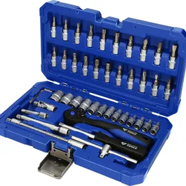 BRILLIANT TOOLS 1/4 Steckschlüssel-Satz 46-tlg.