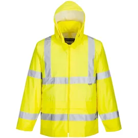 PORTWEST Warnschutz Regenjacke für Herren H440 gelb