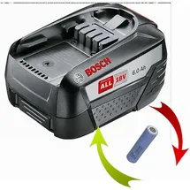 Bosch PBA 18 V Li-Ion 6,0 Ah W-C 1600A00DD7