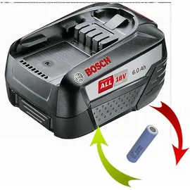 Bosch PBA 18 V Li-Ion 6,0 Ah W-C 1600A00DD7