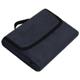Picnic Blanket Tragbare Picknickdecke aus weichem Fleece blau, Gr. one size