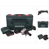 Metabo WB 18 LT BL 11-125 Quick Akku Winkelschleifer 18 V 125 mm Brushless + 2x Akku 4,0 Ah + Ladegerät + metaBOX
