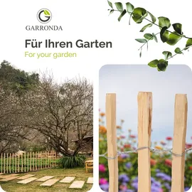 Garronda Staketenzaun 90 x 500 cm Haselnuss