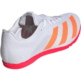 adidas Allroundstar Kinder Weiß / Lucid Orange / Silber 35,5