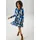 Aniston CASUAL Tunikakleid Grafisch Marine/Royalblau/Hellblau/Wollweiß/Dunkelbeige 38