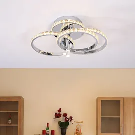 H4L LED Deckenleuchte 31W modern silber
