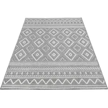 Paco Home Vermont 184 Webteppich 300 x 400 cm grau