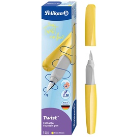 Pelikan Twist bright sunshine, rechte Hand/linke Hand, mittel, Faltschachtel (820202)