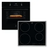 ELXB4K (KOFGH40BK + LIT60433M) Backofenset 8Heizarten AquaClean Induktion 60cm Edelstahlrahmen