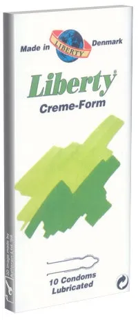 «Liberty Cream Form» anatomisch geformte Kondome (10 Kondome)