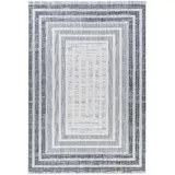 MeGusta Kurzflor Teppich Modern Grau 160x230 cm Carmen