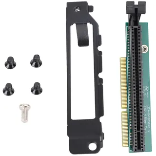 Plyisty PCI E 16x Riser -Kartenadapter, Tiny 4 PCIE16 Riser für ThinkCentre M910Q M910X M710Q P320 01AJ902 Netzwerkadapter -Kartenaustausch (Mit Rückenplatte)