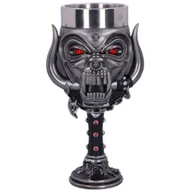Nemesis Now Motorhead Kelch Glas, Silber, 20,5 cm