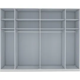 Wiemann Falttürenschrank Monaco 246 x 216 x 58 cm Beige/Weiß
