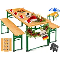 Kesser Outdoor & Indoor Set 3-tlg. natur klappbar