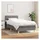 vidaXL Boxspringbett 100 x 200 cm Dunkelgrau
